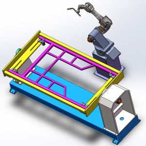 Robotsveisemaskin for stråle